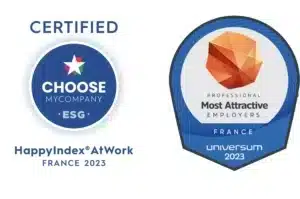 Certification HappyIndex AtWork 2023 & Most Attractive employees 2023